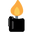 Franklin Candles Icon