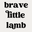 Brave Little Lamb Icon