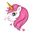 Kawaii Unicorn Icon